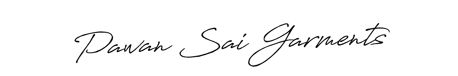 Make a beautiful signature design for name Pawan Sai Garments. Use this online signature maker to create a handwritten signature for free. Pawan Sai Garments signature style 7 images and pictures png