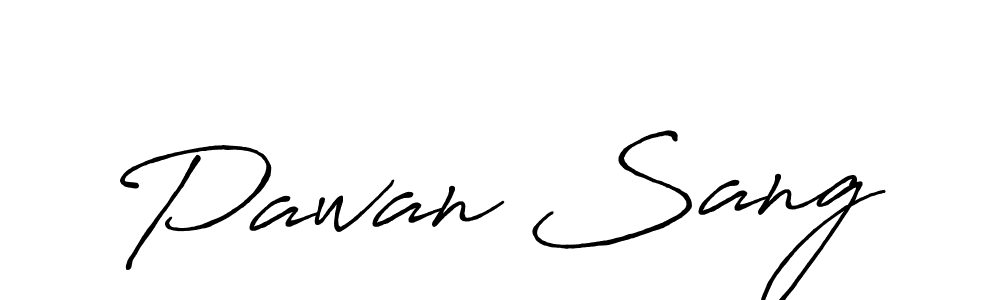 Pawan Sang stylish signature style. Best Handwritten Sign (Antro_Vectra_Bolder) for my name. Handwritten Signature Collection Ideas for my name Pawan Sang. Pawan Sang signature style 7 images and pictures png