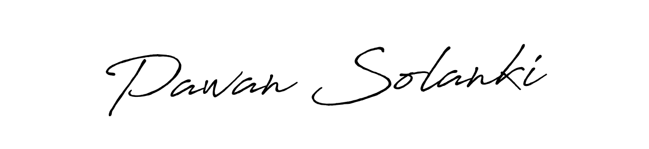 Design your own signature with our free online signature maker. With this signature software, you can create a handwritten (Antro_Vectra_Bolder) signature for name Pawan Solanki. Pawan Solanki signature style 7 images and pictures png