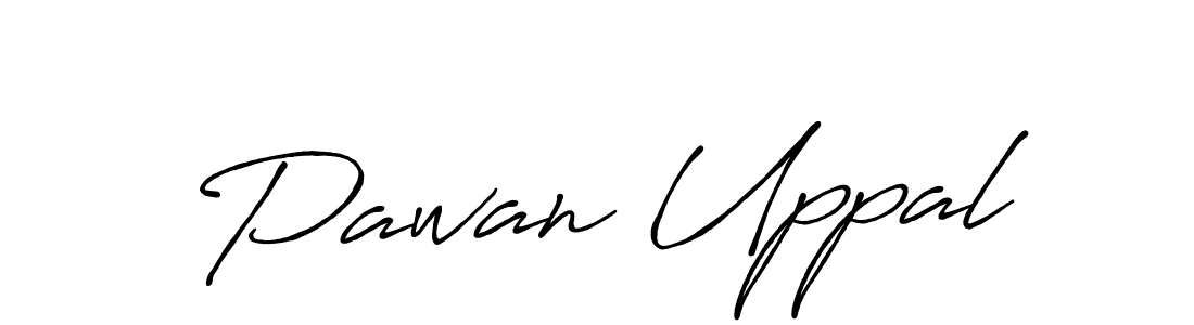 It looks lik you need a new signature style for name Pawan Uppal. Design unique handwritten (Antro_Vectra_Bolder) signature with our free signature maker in just a few clicks. Pawan Uppal signature style 7 images and pictures png