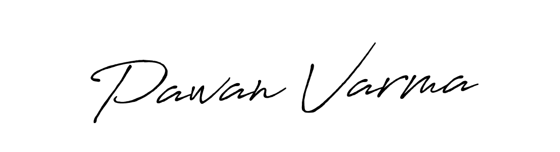 How to make Pawan Varma name signature. Use Antro_Vectra_Bolder style for creating short signs online. This is the latest handwritten sign. Pawan Varma signature style 7 images and pictures png