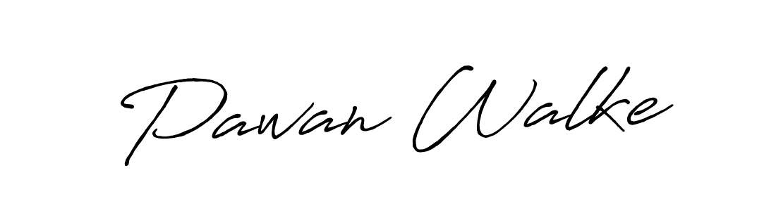 Antro_Vectra_Bolder is a professional signature style that is perfect for those who want to add a touch of class to their signature. It is also a great choice for those who want to make their signature more unique. Get Pawan Walke name to fancy signature for free. Pawan Walke signature style 7 images and pictures png