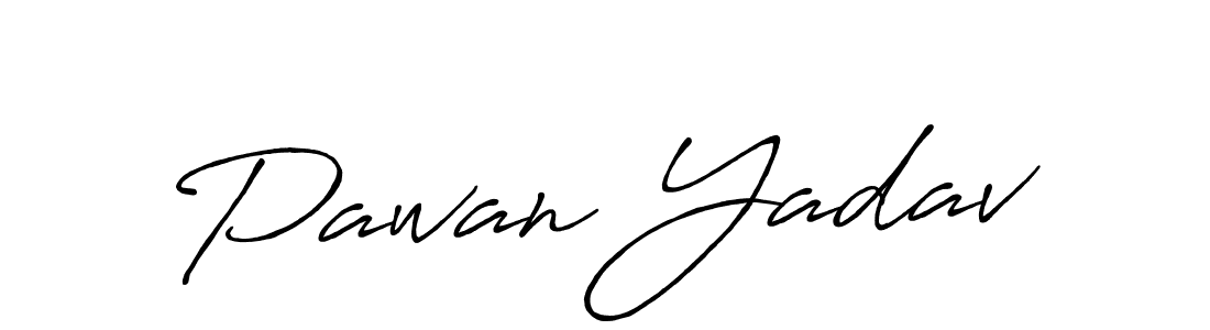 Similarly Antro_Vectra_Bolder is the best handwritten signature design. Signature creator online .You can use it as an online autograph creator for name Pawan Yadav. Pawan Yadav signature style 7 images and pictures png