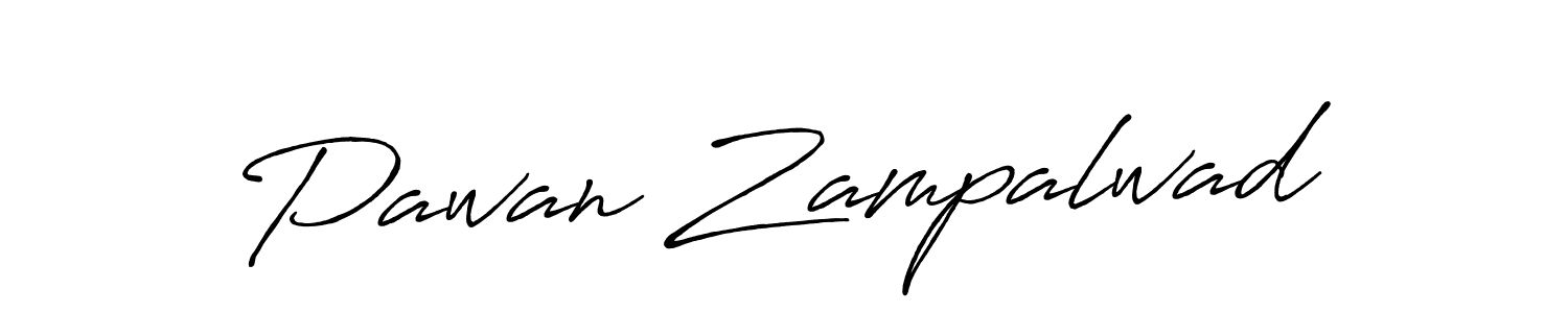 How to make Pawan Zampalwad signature? Antro_Vectra_Bolder is a professional autograph style. Create handwritten signature for Pawan Zampalwad name. Pawan Zampalwad signature style 7 images and pictures png