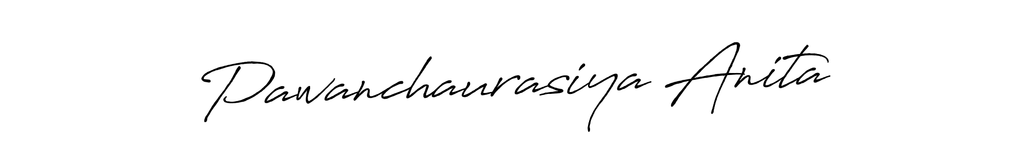Make a beautiful signature design for name Pawanchaurasiya Anita. With this signature (Antro_Vectra_Bolder) style, you can create a handwritten signature for free. Pawanchaurasiya Anita signature style 7 images and pictures png