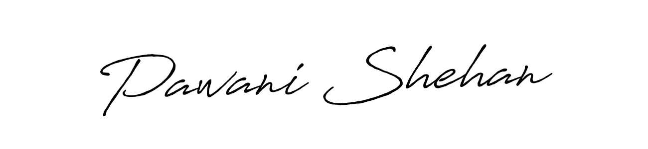 Make a beautiful signature design for name Pawani Shehan. With this signature (Antro_Vectra_Bolder) style, you can create a handwritten signature for free. Pawani Shehan signature style 7 images and pictures png