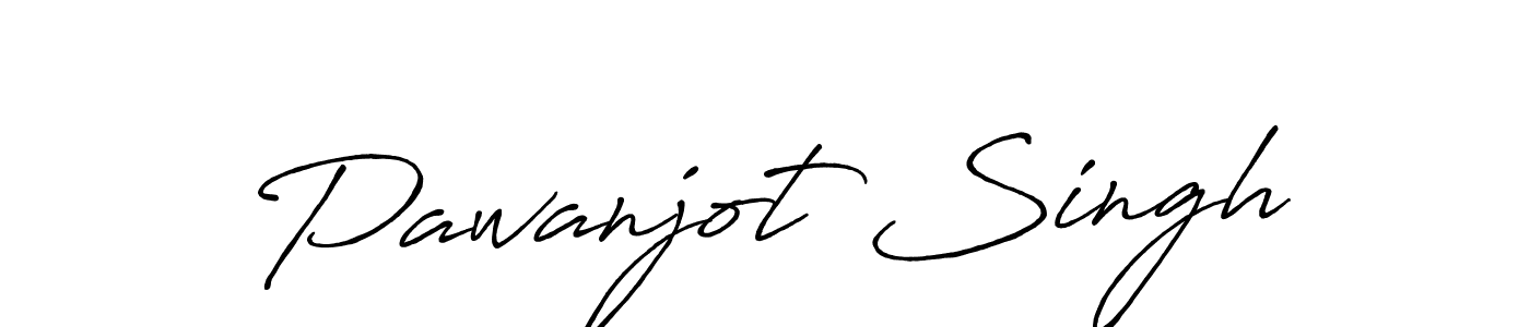 Design your own signature with our free online signature maker. With this signature software, you can create a handwritten (Antro_Vectra_Bolder) signature for name Pawanjot Singh. Pawanjot Singh signature style 7 images and pictures png