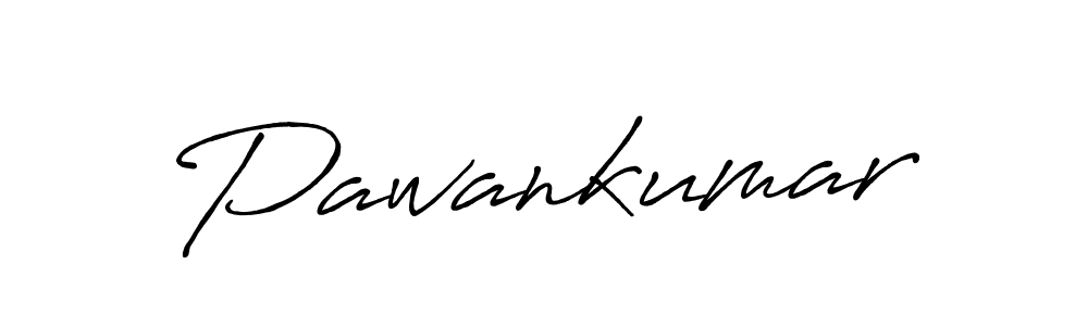 Make a beautiful signature design for name Pawankumar. With this signature (Antro_Vectra_Bolder) style, you can create a handwritten signature for free. Pawankumar signature style 7 images and pictures png