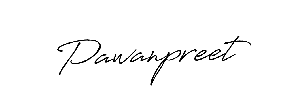 Also we have Pawanpreet name is the best signature style. Create professional handwritten signature collection using Antro_Vectra_Bolder autograph style. Pawanpreet signature style 7 images and pictures png