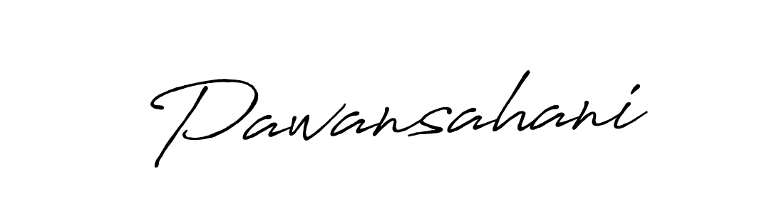 Create a beautiful signature design for name Pawansahani. With this signature (Antro_Vectra_Bolder) fonts, you can make a handwritten signature for free. Pawansahani signature style 7 images and pictures png