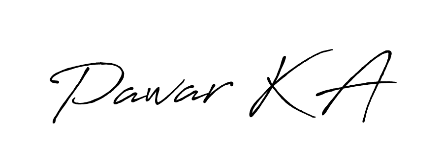 Design your own signature with our free online signature maker. With this signature software, you can create a handwritten (Antro_Vectra_Bolder) signature for name Pawar K A. Pawar K A signature style 7 images and pictures png