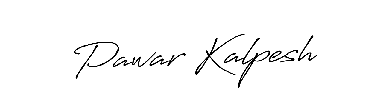 Design your own signature with our free online signature maker. With this signature software, you can create a handwritten (Antro_Vectra_Bolder) signature for name Pawar Kalpesh. Pawar Kalpesh signature style 7 images and pictures png