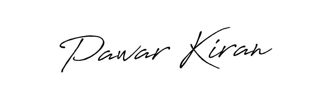Also we have Pawar Kiran name is the best signature style. Create professional handwritten signature collection using Antro_Vectra_Bolder autograph style. Pawar Kiran signature style 7 images and pictures png