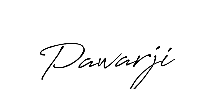 Design your own signature with our free online signature maker. With this signature software, you can create a handwritten (Antro_Vectra_Bolder) signature for name Pawarji. Pawarji signature style 7 images and pictures png