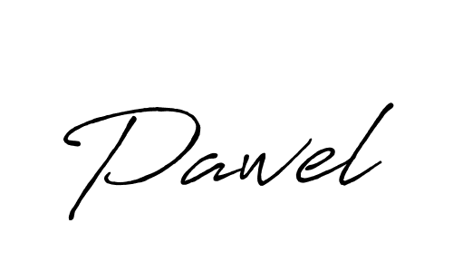 Pawel stylish signature style. Best Handwritten Sign (Antro_Vectra_Bolder) for my name. Handwritten Signature Collection Ideas for my name Pawel. Pawel signature style 7 images and pictures png