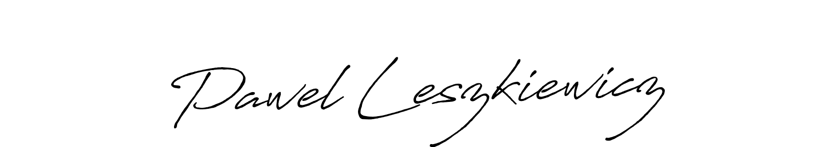 Make a short Pawel Leszkiewicz signature style. Manage your documents anywhere anytime using Antro_Vectra_Bolder. Create and add eSignatures, submit forms, share and send files easily. Pawel Leszkiewicz signature style 7 images and pictures png