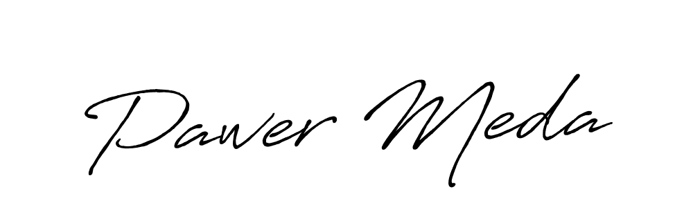 You can use this online signature creator to create a handwritten signature for the name Pawer Meda. This is the best online autograph maker. Pawer Meda signature style 7 images and pictures png