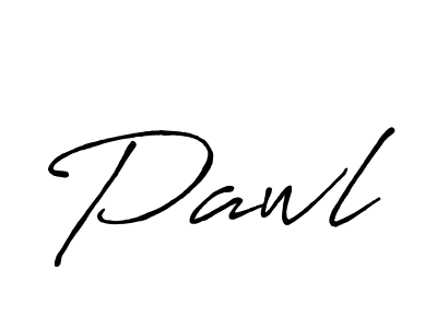 Use a signature maker to create a handwritten signature online. With this signature software, you can design (Antro_Vectra_Bolder) your own signature for name Pawl. Pawl signature style 7 images and pictures png