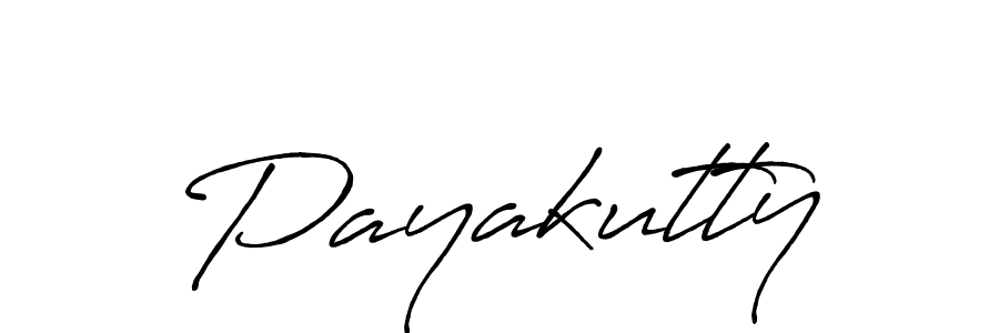 Payakutty stylish signature style. Best Handwritten Sign (Antro_Vectra_Bolder) for my name. Handwritten Signature Collection Ideas for my name Payakutty. Payakutty signature style 7 images and pictures png