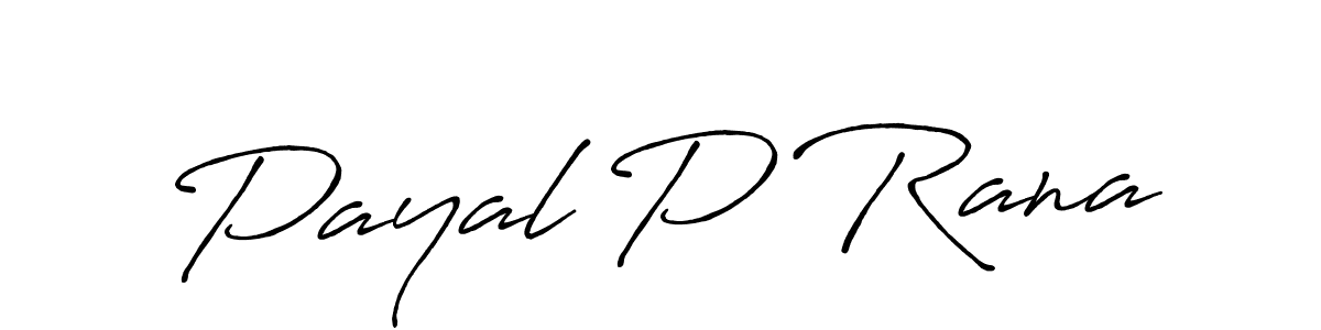 Make a beautiful signature design for name Payal P Rana. Use this online signature maker to create a handwritten signature for free. Payal P Rana signature style 7 images and pictures png
