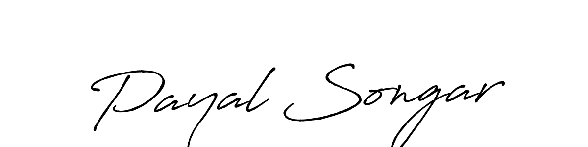 How to make Payal Songar signature? Antro_Vectra_Bolder is a professional autograph style. Create handwritten signature for Payal Songar name. Payal Songar signature style 7 images and pictures png