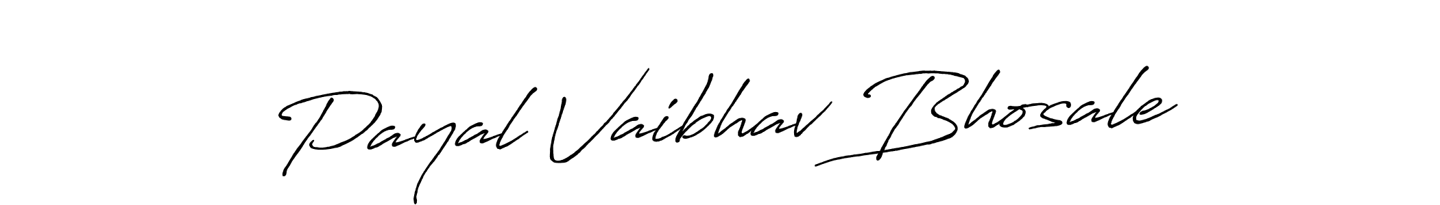 Use a signature maker to create a handwritten signature online. With this signature software, you can design (Antro_Vectra_Bolder) your own signature for name Payal Vaibhav Bhosale. Payal Vaibhav Bhosale signature style 7 images and pictures png