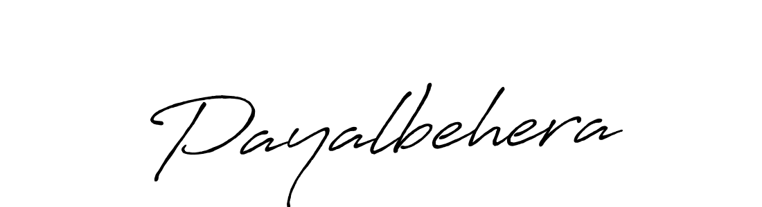 Design your own signature with our free online signature maker. With this signature software, you can create a handwritten (Antro_Vectra_Bolder) signature for name Payalbehera. Payalbehera signature style 7 images and pictures png