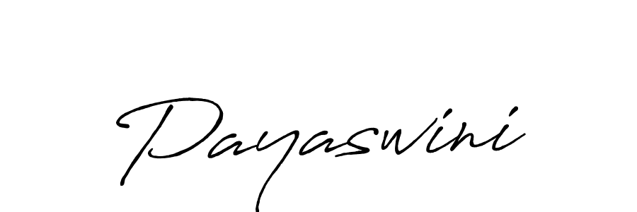 Make a beautiful signature design for name Payaswini. With this signature (Antro_Vectra_Bolder) style, you can create a handwritten signature for free. Payaswini signature style 7 images and pictures png