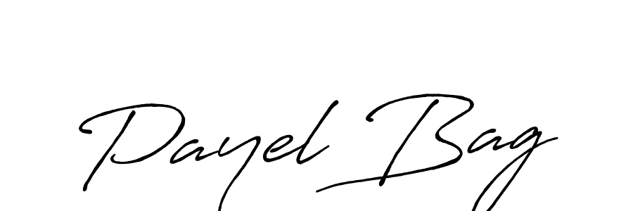 How to make Payel Bag signature? Antro_Vectra_Bolder is a professional autograph style. Create handwritten signature for Payel Bag name. Payel Bag signature style 7 images and pictures png