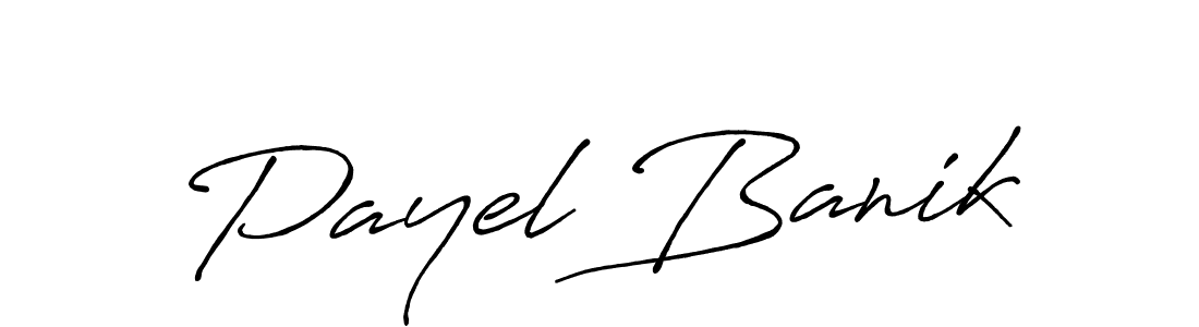 Similarly Antro_Vectra_Bolder is the best handwritten signature design. Signature creator online .You can use it as an online autograph creator for name Payel Banik. Payel Banik signature style 7 images and pictures png