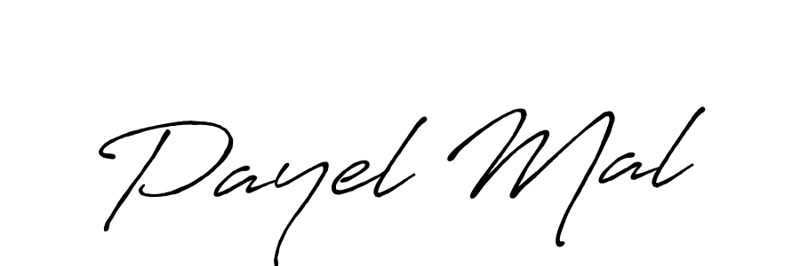 Also we have Payel Mal name is the best signature style. Create professional handwritten signature collection using Antro_Vectra_Bolder autograph style. Payel Mal signature style 7 images and pictures png