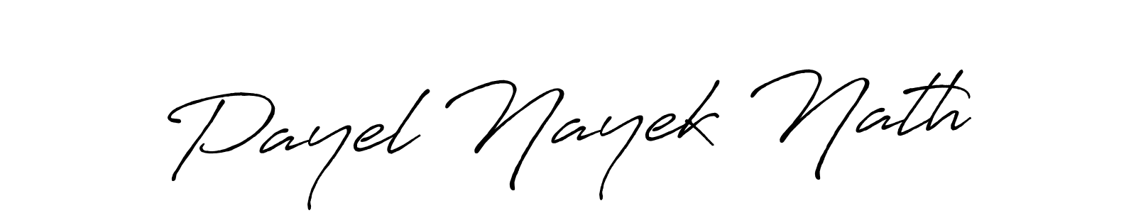 How to make Payel Nayek Nath name signature. Use Antro_Vectra_Bolder style for creating short signs online. This is the latest handwritten sign. Payel Nayek Nath signature style 7 images and pictures png