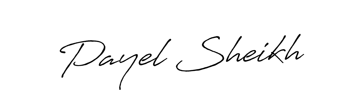 How to Draw Payel Sheikh signature style? Antro_Vectra_Bolder is a latest design signature styles for name Payel Sheikh. Payel Sheikh signature style 7 images and pictures png