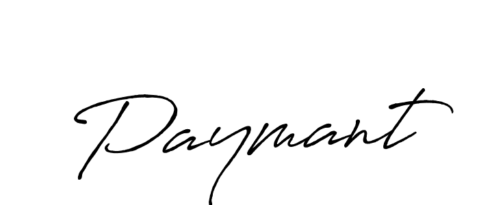Use a signature maker to create a handwritten signature online. With this signature software, you can design (Antro_Vectra_Bolder) your own signature for name Paymant. Paymant signature style 7 images and pictures png
