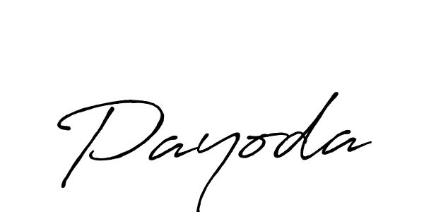 Use a signature maker to create a handwritten signature online. With this signature software, you can design (Antro_Vectra_Bolder) your own signature for name Payoda. Payoda signature style 7 images and pictures png