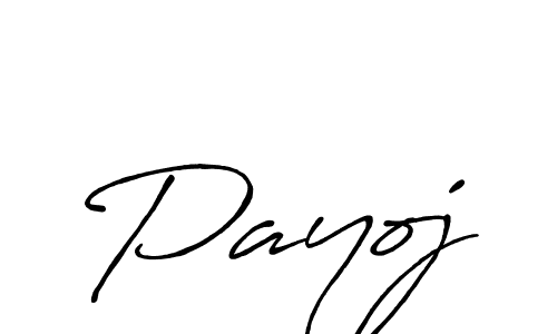 How to make Payoj name signature. Use Antro_Vectra_Bolder style for creating short signs online. This is the latest handwritten sign. Payoj signature style 7 images and pictures png