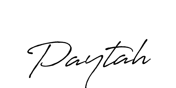 How to make Paytah name signature. Use Antro_Vectra_Bolder style for creating short signs online. This is the latest handwritten sign. Paytah signature style 7 images and pictures png