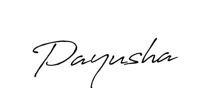 Design your own signature with our free online signature maker. With this signature software, you can create a handwritten (Antro_Vectra_Bolder) signature for name Payusha. Payusha signature style 7 images and pictures png
