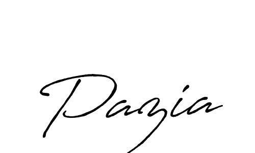 How to make Pazia name signature. Use Antro_Vectra_Bolder style for creating short signs online. This is the latest handwritten sign. Pazia signature style 7 images and pictures png