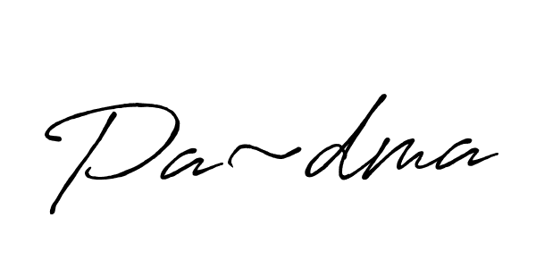 Once you've used our free online signature maker to create your best signature Antro_Vectra_Bolder style, it's time to enjoy all of the benefits that Pa~dma name signing documents. Pa~dma signature style 7 images and pictures png