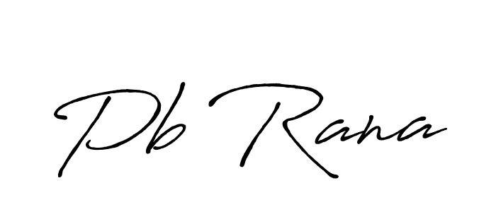 Once you've used our free online signature maker to create your best signature Antro_Vectra_Bolder style, it's time to enjoy all of the benefits that Pb Rana name signing documents. Pb Rana signature style 7 images and pictures png