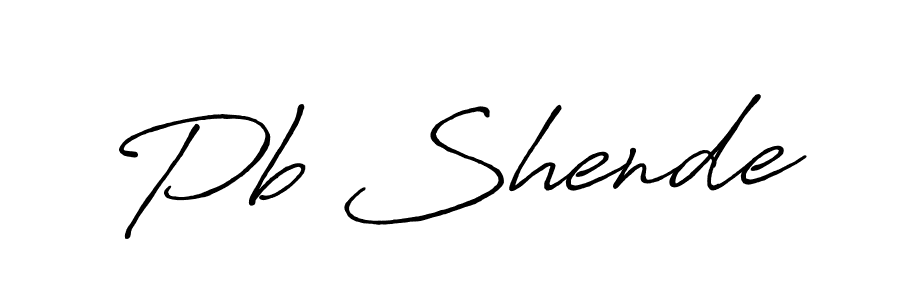 The best way (Antro_Vectra_Bolder) to make a short signature is to pick only two or three words in your name. The name Pb Shende include a total of six letters. For converting this name. Pb Shende signature style 7 images and pictures png
