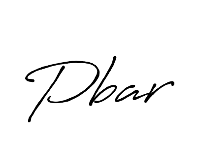 Design your own signature with our free online signature maker. With this signature software, you can create a handwritten (Antro_Vectra_Bolder) signature for name Pbar. Pbar signature style 7 images and pictures png