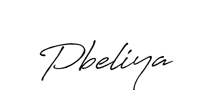 if you are searching for the best signature style for your name Pbeliya. so please give up your signature search. here we have designed multiple signature styles  using Antro_Vectra_Bolder. Pbeliya signature style 7 images and pictures png