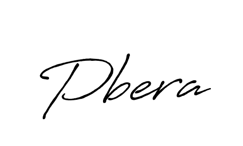 Create a beautiful signature design for name Pbera. With this signature (Antro_Vectra_Bolder) fonts, you can make a handwritten signature for free. Pbera signature style 7 images and pictures png