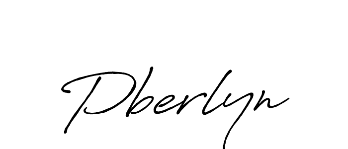 How to make Pberlyn name signature. Use Antro_Vectra_Bolder style for creating short signs online. This is the latest handwritten sign. Pberlyn signature style 7 images and pictures png