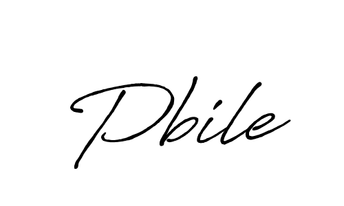 Make a beautiful signature design for name Pbile. With this signature (Antro_Vectra_Bolder) style, you can create a handwritten signature for free. Pbile signature style 7 images and pictures png