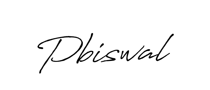 Pbiswal stylish signature style. Best Handwritten Sign (Antro_Vectra_Bolder) for my name. Handwritten Signature Collection Ideas for my name Pbiswal. Pbiswal signature style 7 images and pictures png