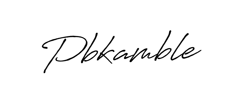 Also we have Pbkamble name is the best signature style. Create professional handwritten signature collection using Antro_Vectra_Bolder autograph style. Pbkamble signature style 7 images and pictures png