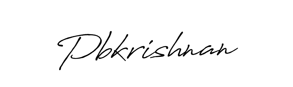 It looks lik you need a new signature style for name Pbkrishnan. Design unique handwritten (Antro_Vectra_Bolder) signature with our free signature maker in just a few clicks. Pbkrishnan signature style 7 images and pictures png
